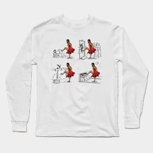 Leonidas Having Fun Long Sleeve T-Shirt